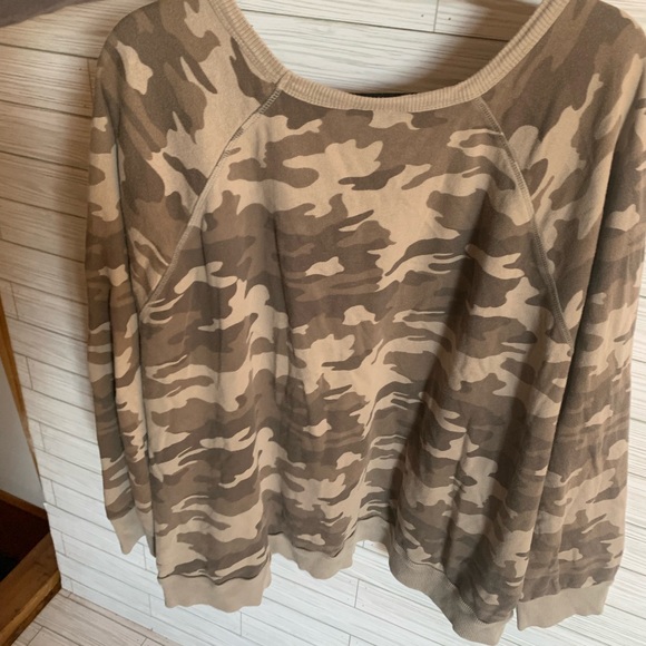 Universal Thread Camouflage Print Sweatshirt - Picture 3 of 3